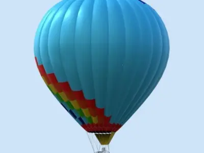 HOT AIR BALLOON 3D model 20