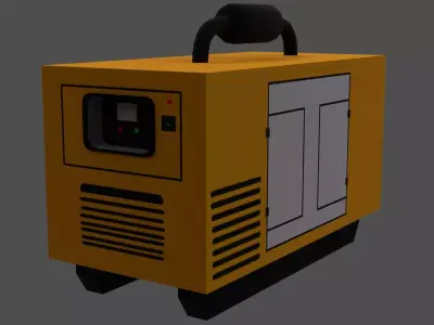 Generator - Low Poly - Game Ready - PBR Low-poly 3D model