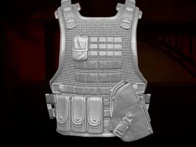 Battle Strike Kit 3D printable files for action figures 3D print model