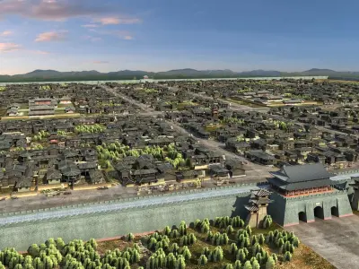 Chinese Ancient City 01 3D model