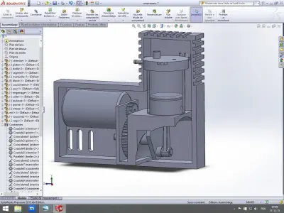min air compressor  3D model