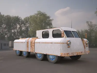 Chelyabinsk ATV Military Vehicle  3D model