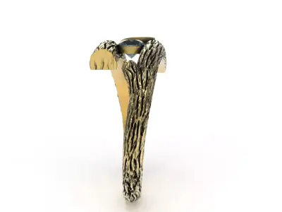 Leaf Branch Bypass Ring 3D print model