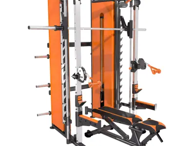universal sports equipment 3D model