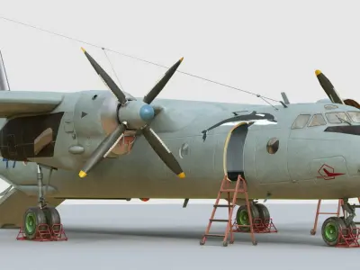 Antonov An-26 3D model buy
