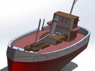 RUSUMAT ship 3D print model