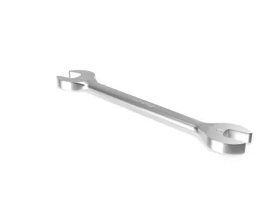 SO Standard Metric Open End Wrench VOM1214B Low-poly 3D model