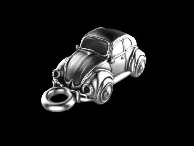 Car charm 3D print model