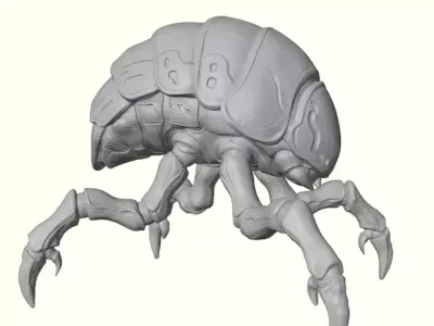 Neon Shell Crawler Free 3D print model