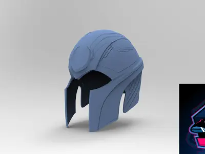  MAGNETO APOCALYPSE HELMET ready to 3dprint 3D model