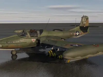 Cessna A-37B Dragonfly 3D model