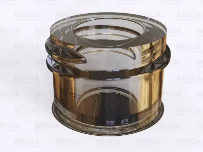 Neck finish - SP 410 - 24 - M - voluntary standard 3D model