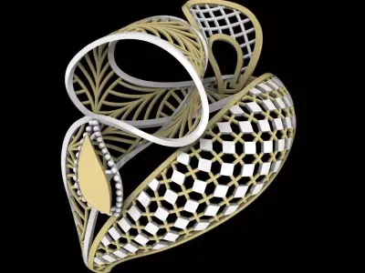 NEW 15 ULTRA LIGHT FUSION RINGS KV 16 TO 30 3D print model