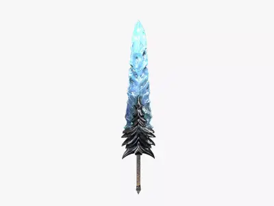 Great Sword  07 Low-poly 3D model