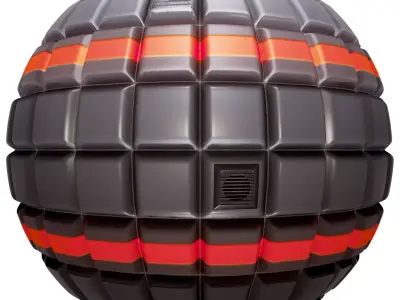 PBR Seamless Sci-Fi Texture 20 Low-poly 3D model