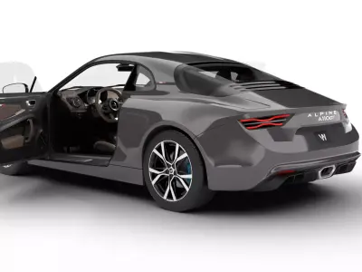 Alpine A110 GT 2022 HQ 3d model 3D model