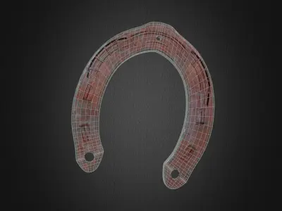 Horseshoe Free low-poly 3D model