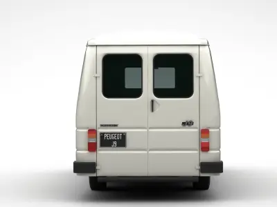 Peugeot J9 Van 1981 3D model