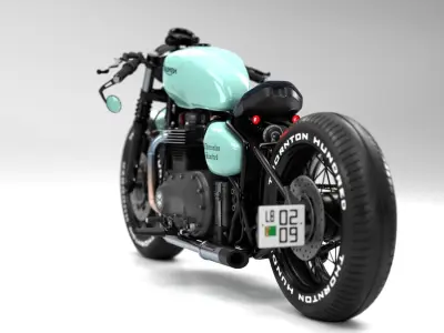 Triumph cafe racer 3D model