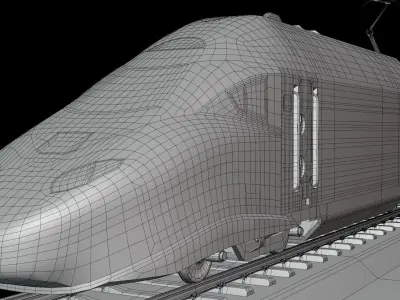 Alstom Avelia locomotive 3D model