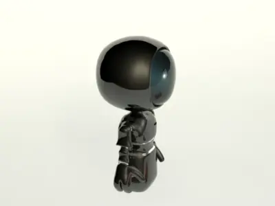 ROBOT-O-44  3D FUTURISTIC ROBOT 3D model