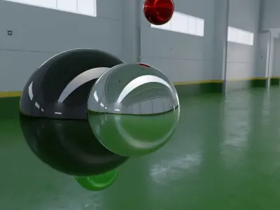 HDRI - Factory Hall Interior 4 Texture