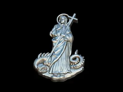  Saint Martha of Bethany 3D print model