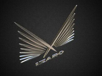 izaro logo 3D model