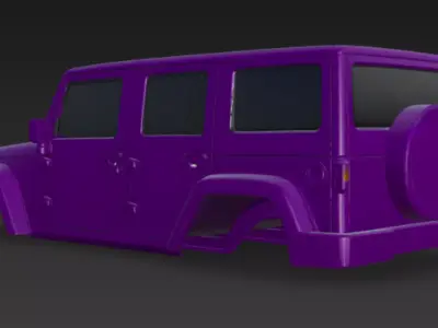 jeep body 3d model 3D model purchase