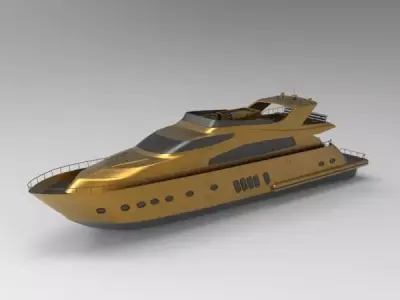 yacht  3D model order