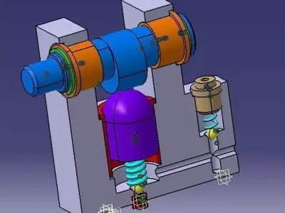 Pump design Free 3D model