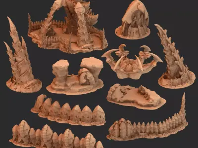 Tyty bug party terrain remix Part 6 Free 3D print model