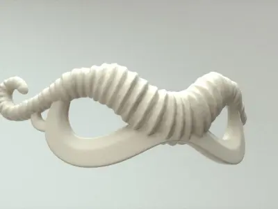 Carnival Mask - Tup Horn 3D print model