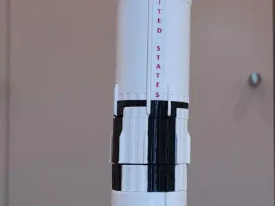 SATURN V ROCKET - APOLLO 11 - PHASE-SEPARABLE 3D print model