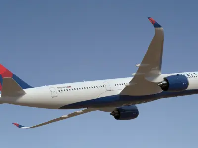 Delta Air Lines A350 SC 3D model