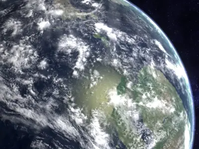 Late Cretaceous Earth 3D model