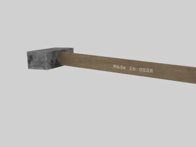 Soviet hammer Free low-poly 3D model