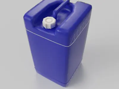 Plastic Gallon Low-poly 3D model