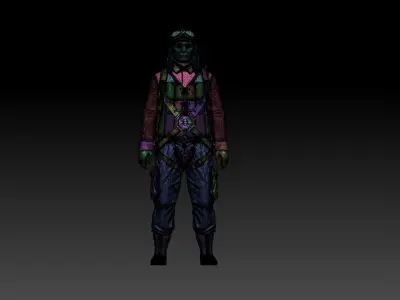 japan pilot ww2 3D print model