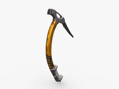 Mountain Ice Axe Low-poly 3D model