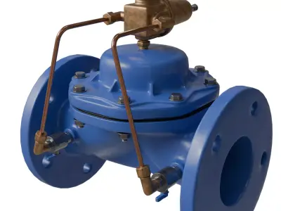 Water pressure control valve 3D model purchase