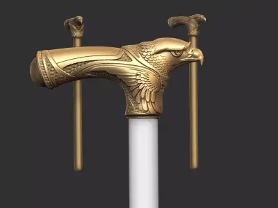 The eagle handle 3D print model