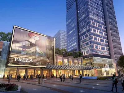 3Dmax fashion city commercial square building 176 3D model