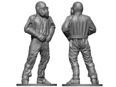 Hazmat suit 3D print model buy