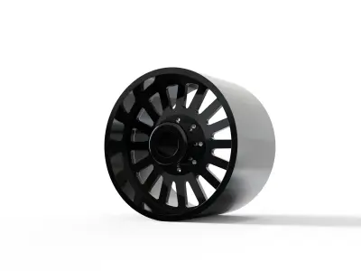 REAR SPECIALITY FORGED D004 WHEEL 3D MODEL 3D model