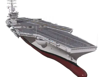 USS Harry S Truman CVN-75 3D model