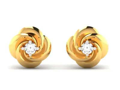 Women Earrings 3dm STL OBJ FBX Render Details 3D print model