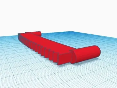 Antique saw for decoration 3D print model