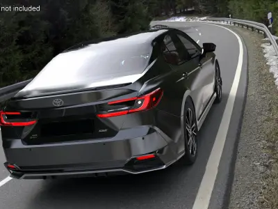 Toyota Camry Hybrid Underground Simplified 3D model