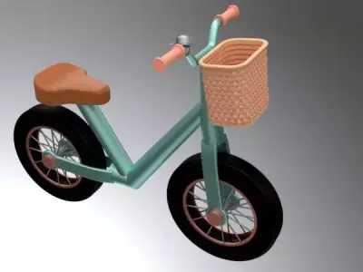 Balance Bike 3D model